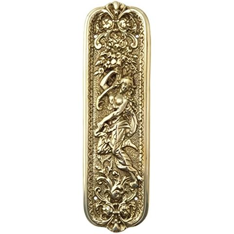 Castelion Solid Brass Art Nouveau Fingerplate Cover