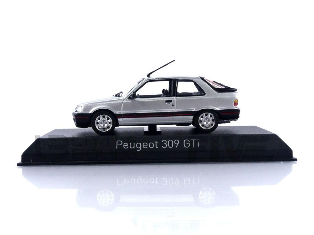 Amazon.co.jp: Noreb 1/43 Peugeot 309 GTi 1987 Futura Gray PTS Deco
