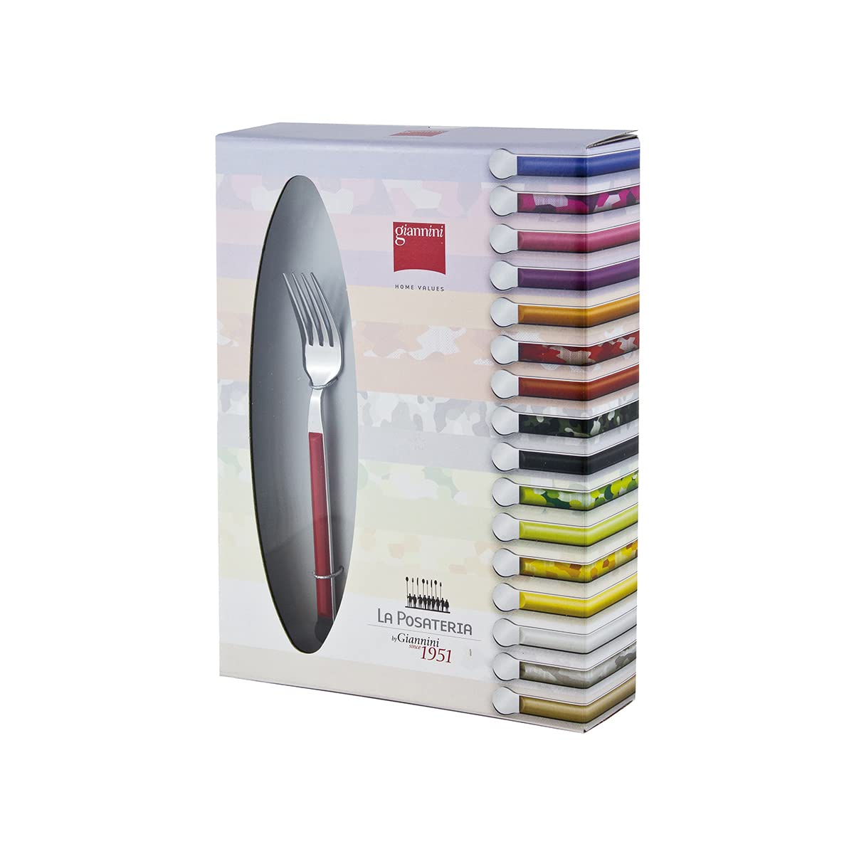 Blanc Mariclò Collezione La Posateria Blanc Set/2 Posate Per Arrosto Acciaio Alluminio