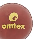 omtex Cricket Swing Ball (Half Tennis) - Cricket Training Ball Size 5.5, Diameter 2.5 cm, Pack of 2 | Ideal for Skill Training & Practice gallery image