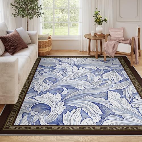 Tapis antidérapant poil bas pour sécuriser et décorer le salon