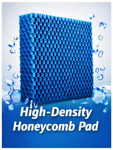 Image of Honeycomb Pad for Air Cooler | Cooling Pad | High-Efficiency, Durable & Long-Lasting | Universal Fit for Coolers | Color Green (21 inch X 10 inch X 1.5 inch)
