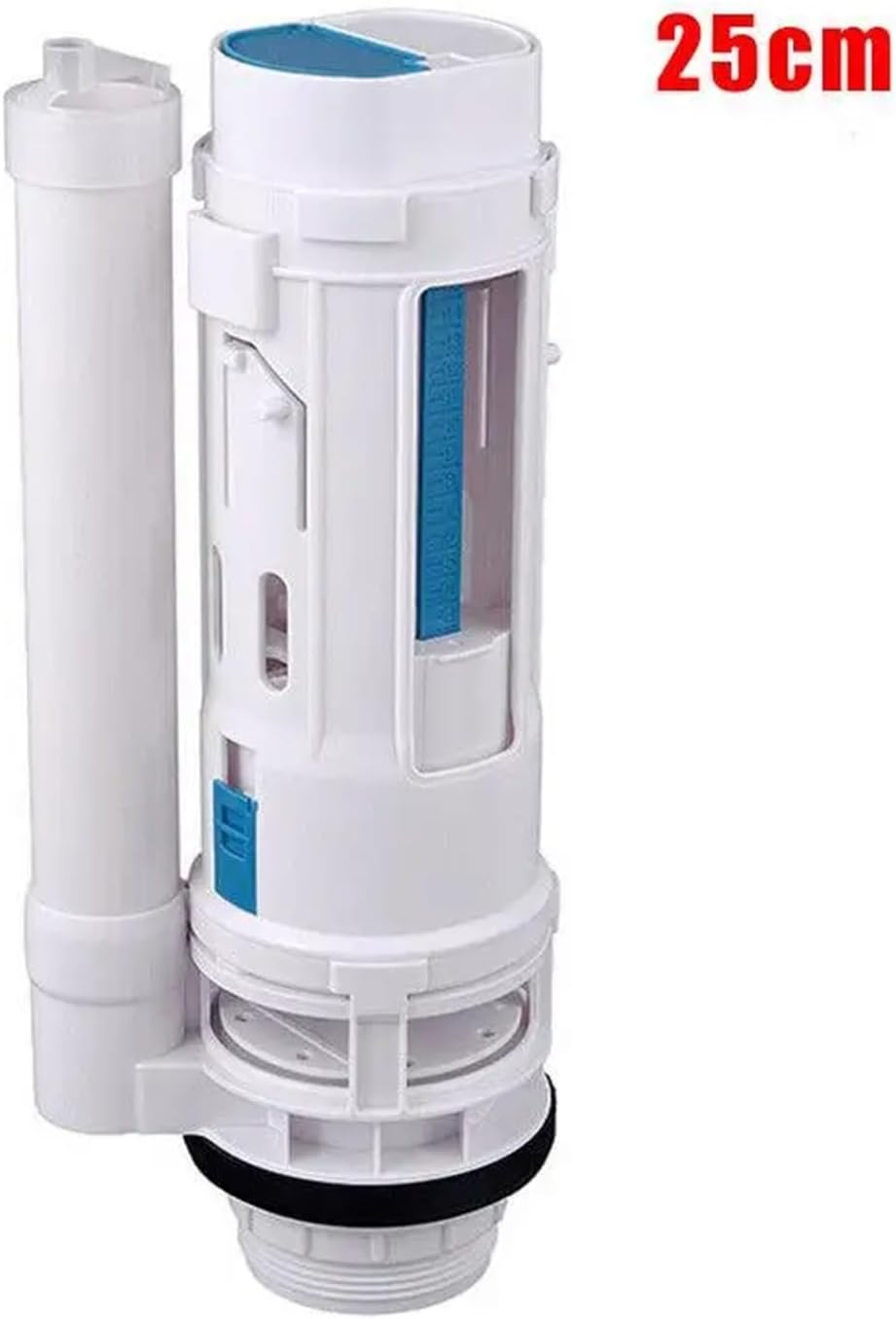 Toilet cistern flush parts Toilet Repair kit, Toilet Fill Valve,Toilet Flush Button,Flush Valve for Toilet Water Tank Connected 2 Flush Fill Toilet Cistern Inlet Drain Button Repair Parts Outlet Tank