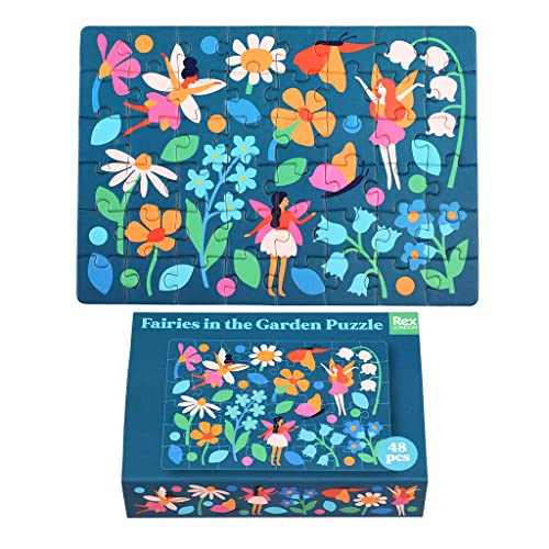 Mini Match Jigsaw Puzzle Fairy Garden 48 Piece