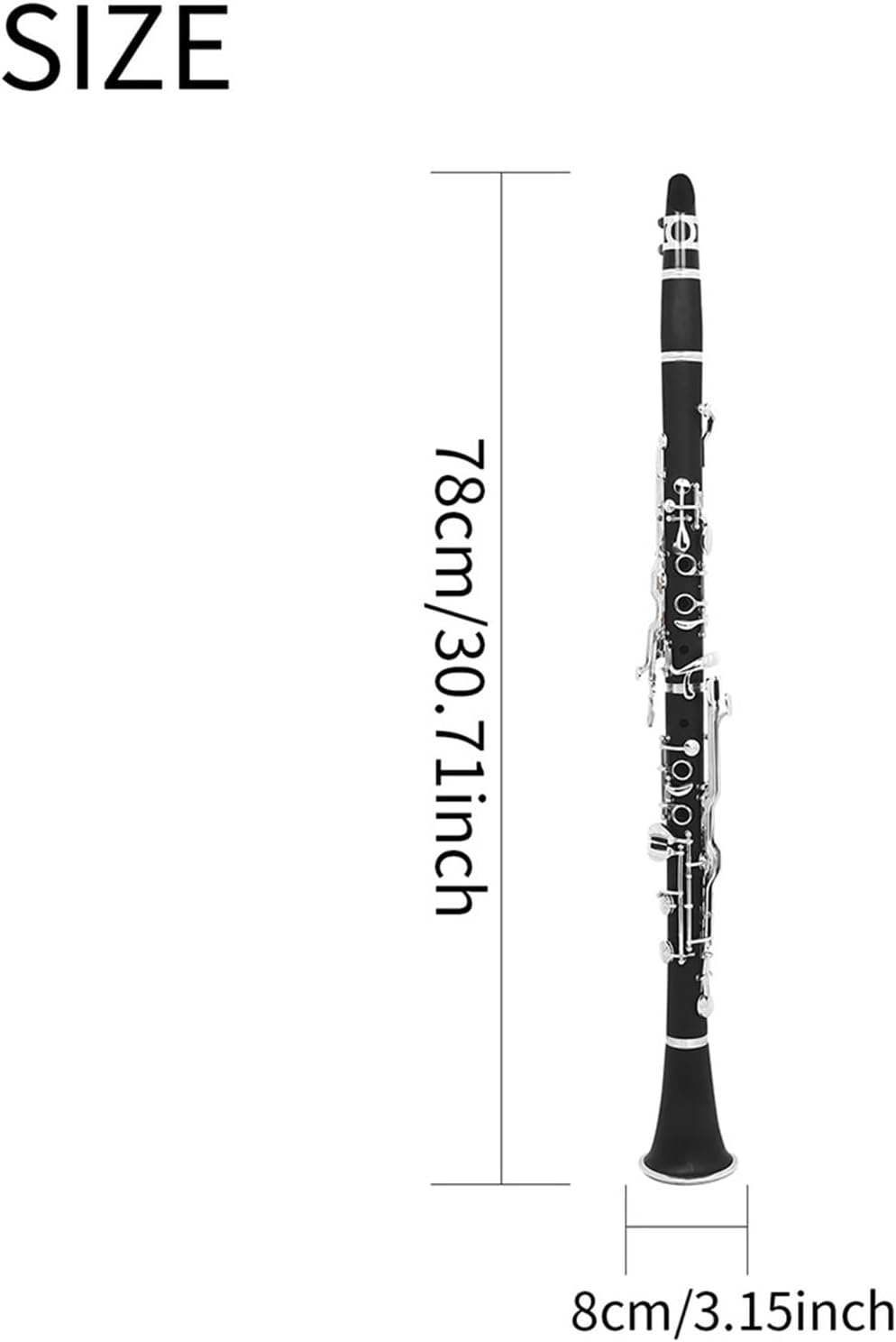 Clarinet for Adult Beginners G Major Clarinet 17 Keys Adult Performance Instrument