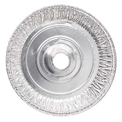 10" Disposable Round Cake Baking Pans - Aluminum Foil Bundt Tube Tin Great For Baking Decorative Display - Heavy Duty Aluminum Pan For Fruitcake, Angel Food Cake (10 Counts) #TOP1