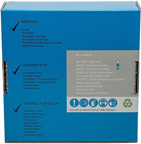 GLASS POLISH 28003 DIY Glass Scratch Repair Kit, Glass Scratch Remover, verwijdert krassen, waterafzettingen, Scuffs/Geschikt voor elk type glas - Image 4