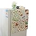 Liangzhu Housse de Protection avec Poches de Rangement Réfrigérateur Machine À Laver Multifonction Imprimé Cache Poussière (Style6, 50 * 130 cm)