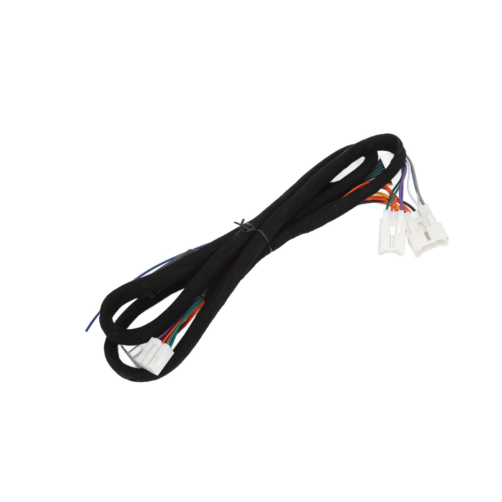 Wtyczka wiązki przewodów wzmacniacza DSP samochodu 12 V 15 A - Plug and Play, stabilna transmisja HIFI, żaroodporne kable wideo ABS