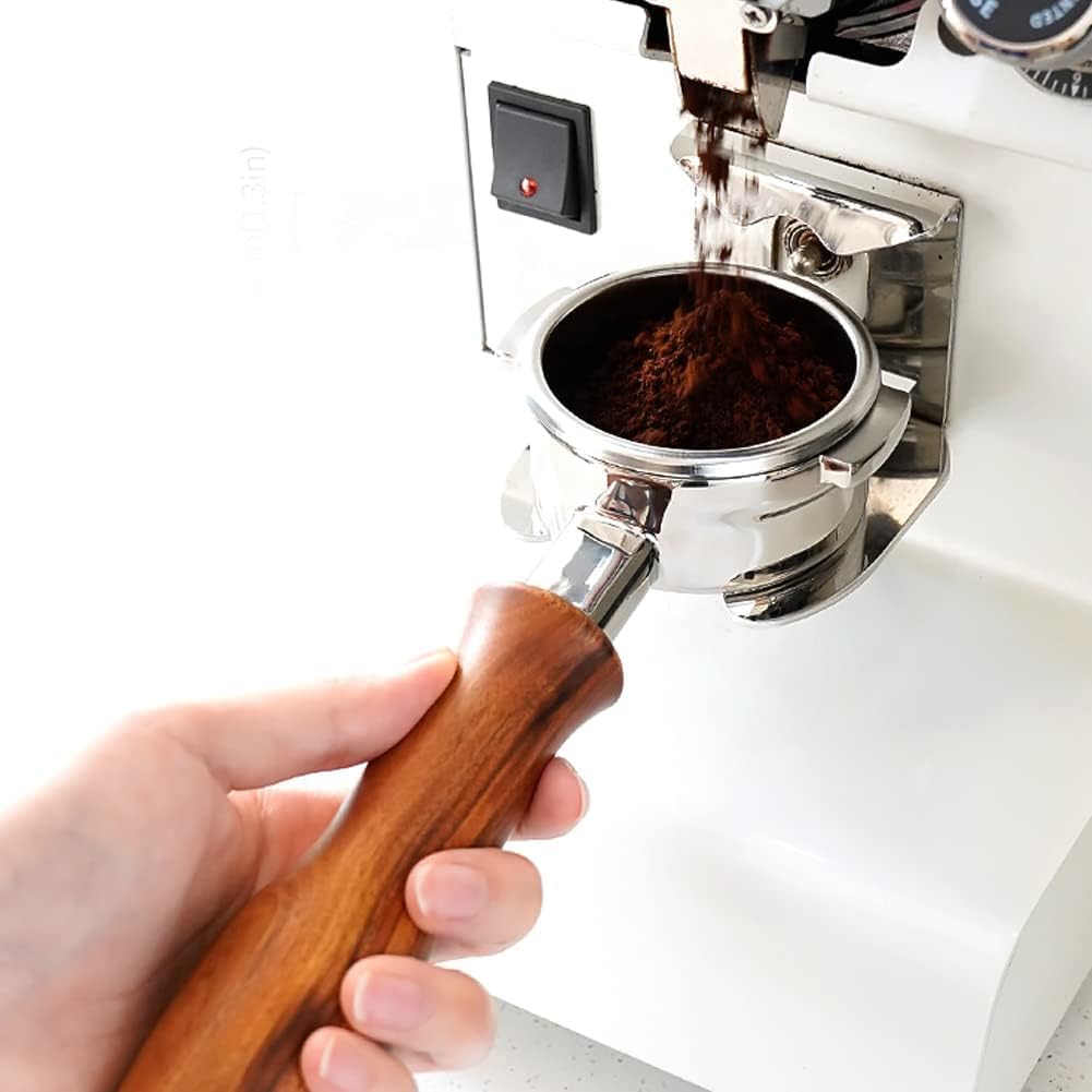 watchget 58mm Bottomless Portafilter Grouphead Replacement Naked Portafilter Group Head for La Marzocco Portafilter