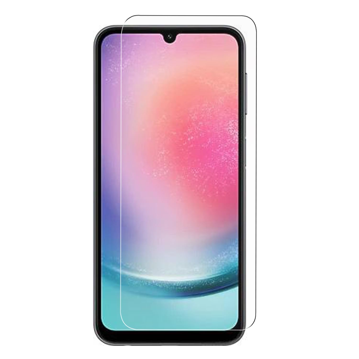 100X Protector Pantalla para Samsung Galaxy A24 5G | Cristal templado movil | Antiarañazos | Antihuellas | Dureza 9H | Ultra fino | Ultra Transparente | Ultra Resistente