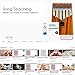 GECKO Kalimba 17 Key Thumb Piano with Hardshell Case Study Instruction Song Book Tuning Hammer for Beginners C Tone Tuned (Acacia)