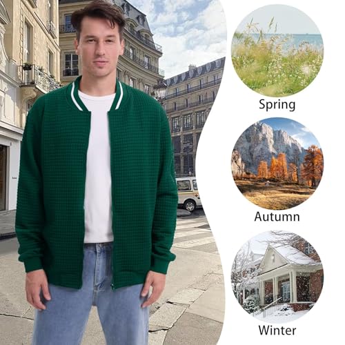 Men's Varsity Jacket Causal Slim Fit Baseball Letterman Jacket Boys Bomber Jackets3