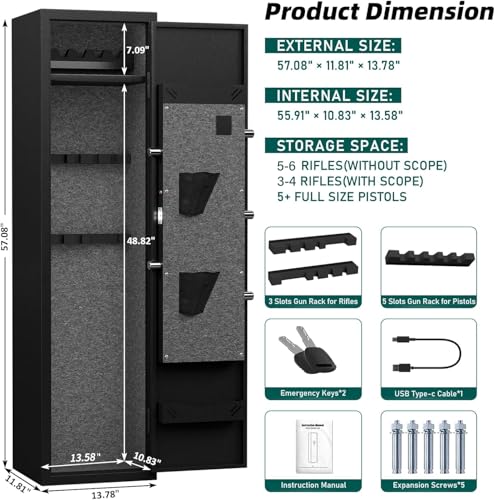 Kavey 5-8 Fingerprint Gun Safe Review