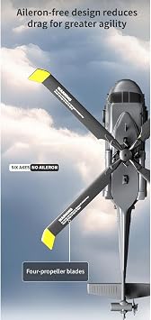 UH-60 Blackk Hawkk Remote Control Helicopter, 2.4G 5CH Flybarless RC Helicopter Aircraft with Barometric Altitude Hold/Optical Flow Positioning/One-Key InvertGift, Gift -RTF