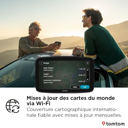 GPS TomTom GO Advanced 6" pour éviter les bouchons grâce à l'info trafic - 3