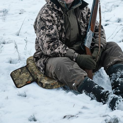 MYDAYS Portable Heated Hunting Seat Cushion, Foldable Heating Seat Pad for Outdoor Stadium Bleacher Camping Hunting, Power Bank Not Included（Camo） by MYDAYS - Used condition - Image 9