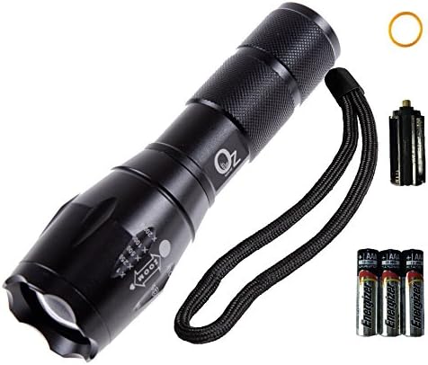 OZ special High Powered Flashlight- 3pcs AAA Energizer Batteries-805FL