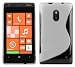 Produktbild Cadorabo Hülle für Nokia Lumia 620 in HALB TRANSPARENT  Handyhülle aus flexiblem TPU Silikon  Silikonhülle Schutzhülle Ultra Slim Soft Back Cover Case Bumper
