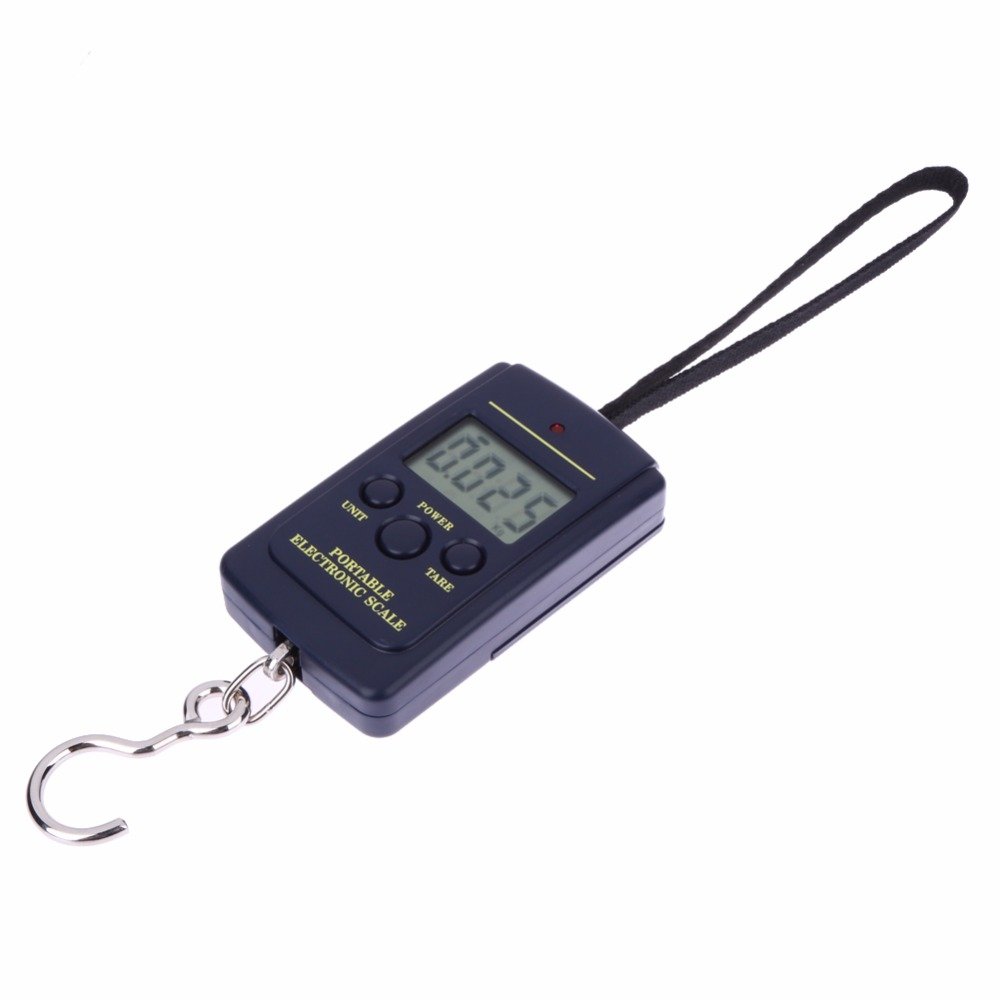 Electronic Hanging Scale - Multi functional Portable Mini 40kg/10g Electronic Hanging Fishing Luggage Digital Handy Pocket Weight Hook Scale