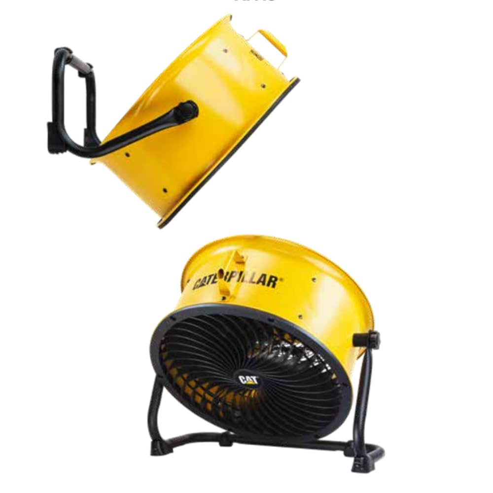 CAT Ventilatore da Pavimento HVD18AC CT003 Ø 45 cm 170W 4 Velocità Montaggio a Parete Cavo 2 m Ventilatore Industriale ad Alta Potenza per Casa Officina Magazzino