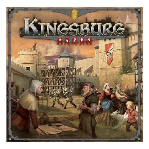 Kingsburg 2nd Edition Board Game | Classic European Strategy Game | Fun Family Board Game for Adults and Kids | Ages 10+ | 2-5 Players | Average Playtime 90-120 Minutes | Made by Giochi Uniti