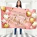 BRAVITA We Will Miss You Banner - 5ft x 3ft - Farewell Party Decoration - Double Stitched Rose Gold Polyester