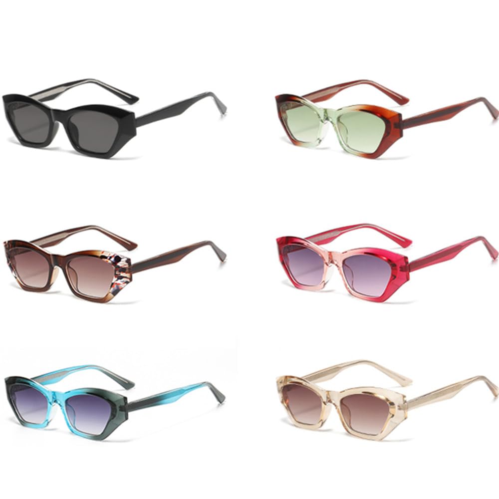 Occhiali da Sole Polygon Uv400 Occhiali da Sole Cat Eye Maschili Femminili per Donna Uomo