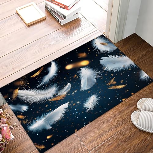Paillasson intérieur absorbant antidérapant lavable en machine 60x90cm
