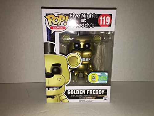 Sale Sdcc 2016 Exclusive Five Nights At Freddys Golden Freddy Pop! Vinyl Figure