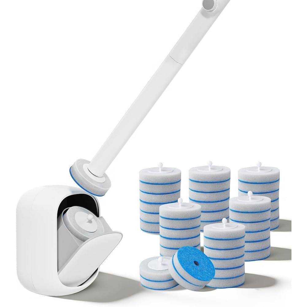 Aundhegrtt Disposable Toilet Brush Toilet Brush Toilet Bowl Brush Set Toilet Cleaning Brush