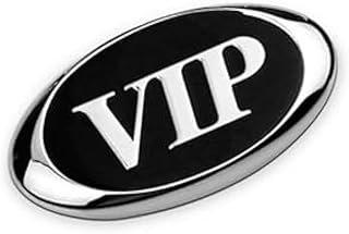 Kaber Misr 2020-3D Car Emblem Sticker Decal - Suitable for Cars, Trucks and Bikes - Silver in Black Metal - Oval - 6.2 cm in 3.5 cm