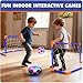 Hover Soccer Ball Set with 2 Goals, Indoor Toys for Boys Age 6-8, Kids Soccer Gift for Boys 8-12, Kid Sports Games Toys for 3 4 5 6 7 8 Year Old, Ideas Christmas Birthday Gifts for Kids Ages 4-8