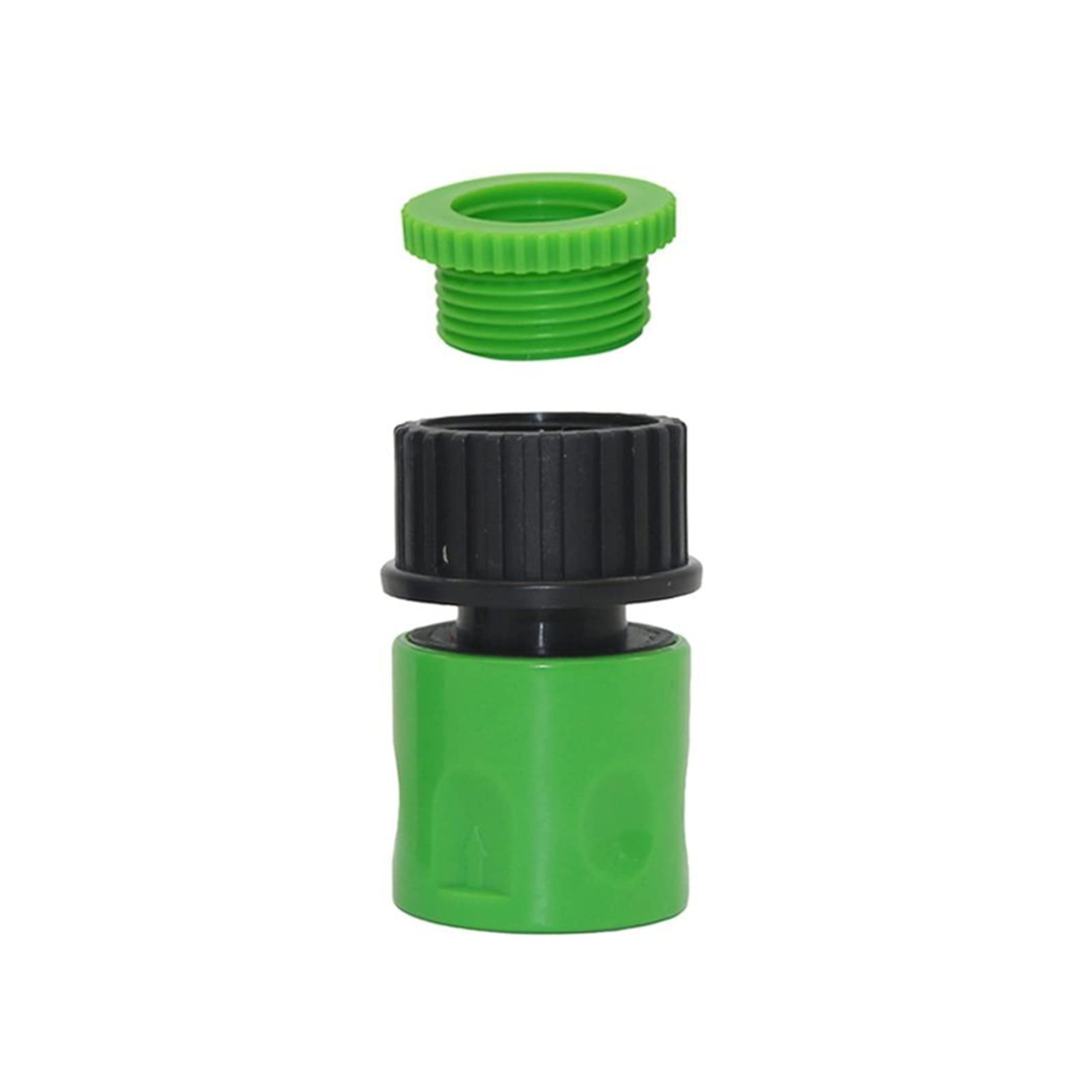 Adapter złącza węża 1,9 cm - trwałe szybkozłączka 1,3 cm do 1,9 cm gwintowane złącze kranu 2-pak złącze pistoletu na wodę dla wydajnego systemu nawadniania ogrodu