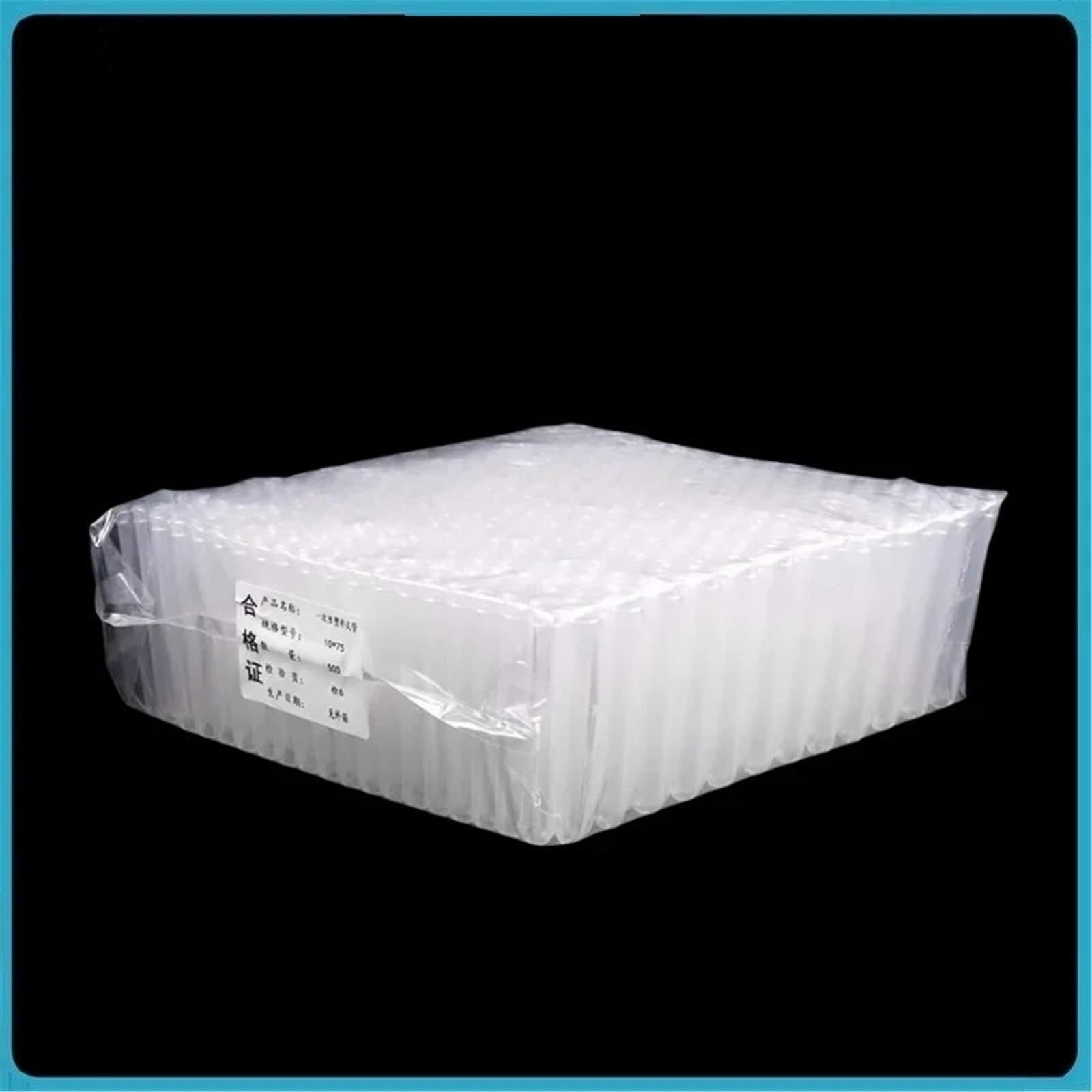 apparecchi per laboratorio Provetta in polietilene 12 mm * 75 mm Provetta in plastica monouso Provetta flessibile in PE traslucido 500/PK