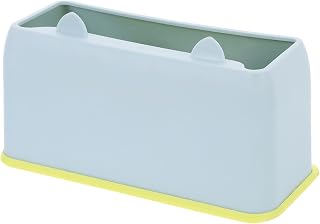 Totority Cute Cat Shaped Litter Scoop Holder Stylish Container for Litter Scoop Storage Convenient Mini Trash Can for Pet Owners Home Decor