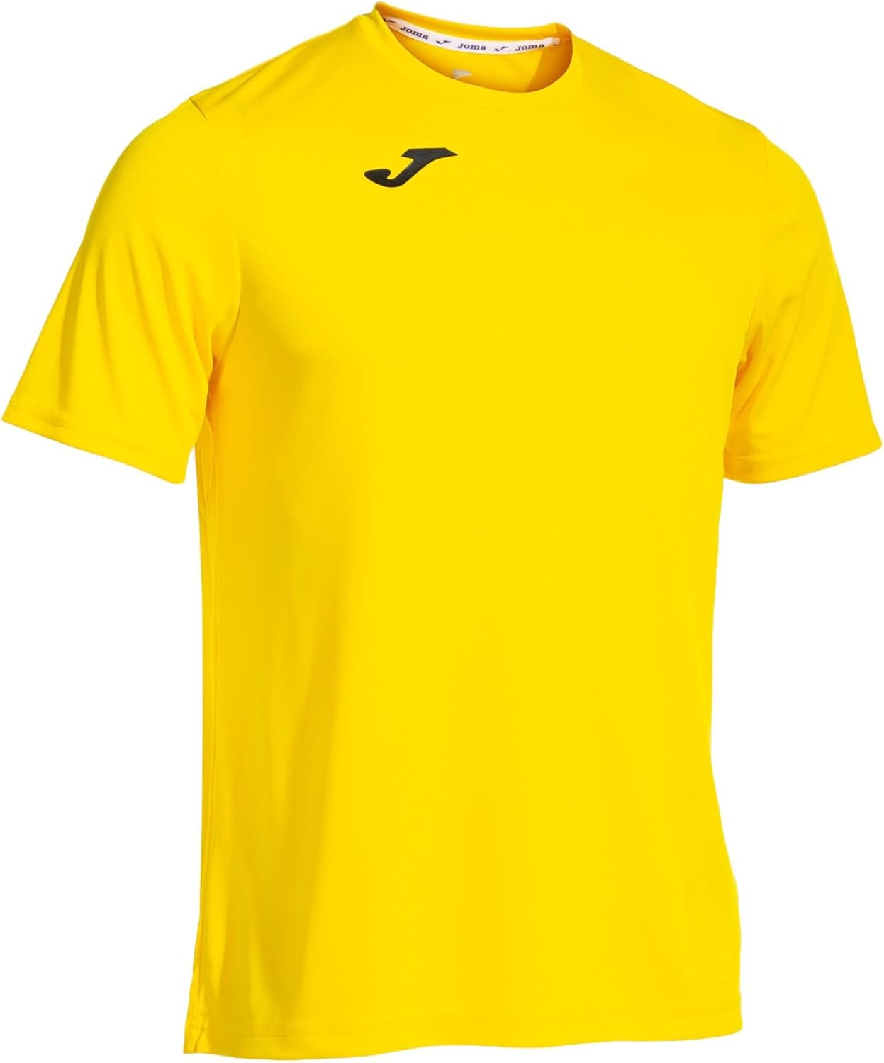 Joma Combi T-Shirt Manches Courtes Homme Jaune L – Polyester Interlock 100 %, Léger, Respirant, Séchage Rapide