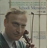  Yehudi Menuhin: Mendelssohn Concerto In E Minor, Op. 64 / Bruch Concerto No. 1 In G Minor, Op. 26 [Vinyl]