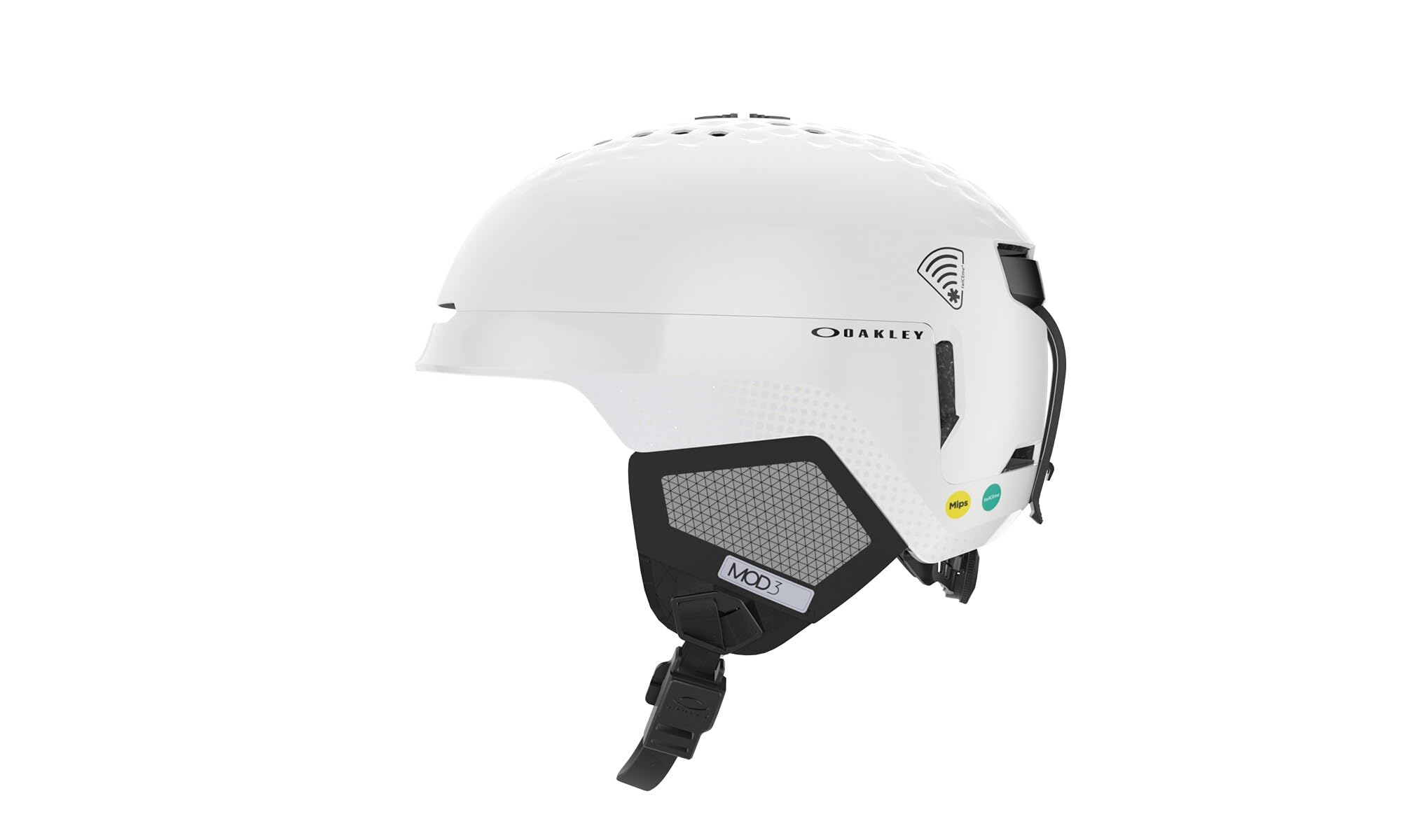 Amazon | Oakley Mod3ヘルメット、マット/ポリッシュホワイトICE、L 