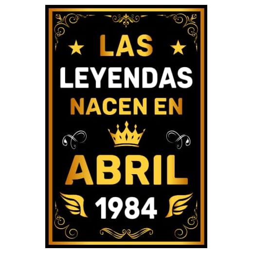 CUADERNO, LAS LEYENDAS NACEN EN ABRIL 1984: Regalo de 39 cumpleaños para mujeres y hombres, Amigos y la persona especial en tu vida, Idea de regalo ... para él/ella, Cuaderno 6x9 120 páginas