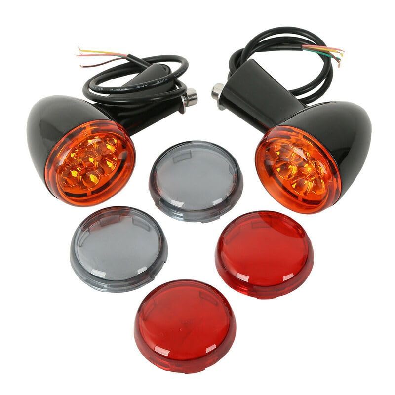 GenericTCMT Motorcycle LED Turn Signals Light Bracket 4 Wires Fit For Harley Road Glide FLTRX 2015-2023 by SKLMOTO