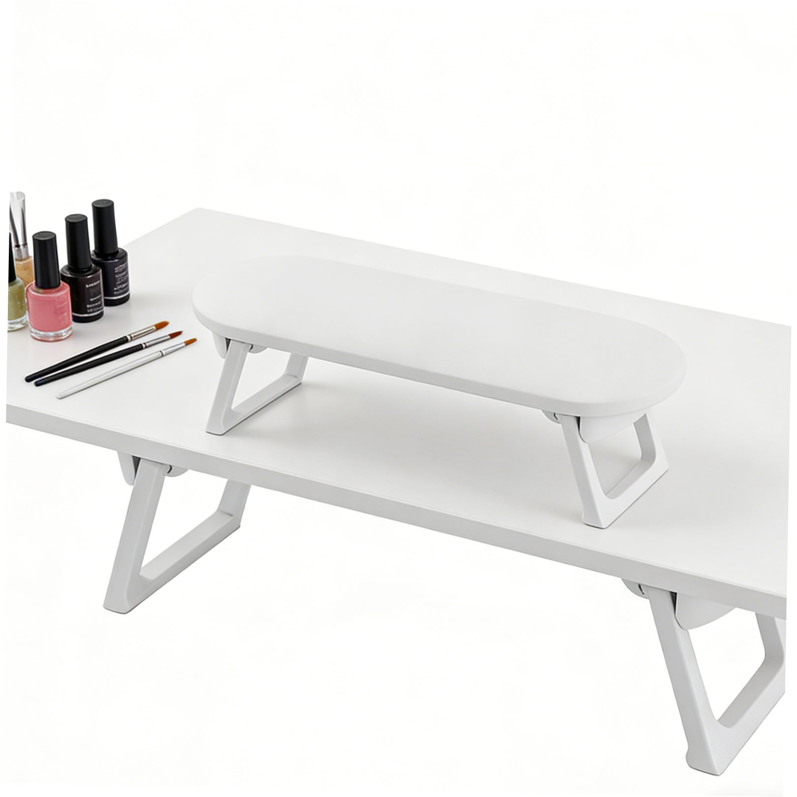 Cuscino Supporto Braccio Manicure Bianco in Plastica