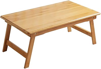 折り畳み式の小さなテーブルシンプルドミトリーレイジーデスクスタディテーブル付きラップトップデスクベッド (Size : 60X40X25cm)