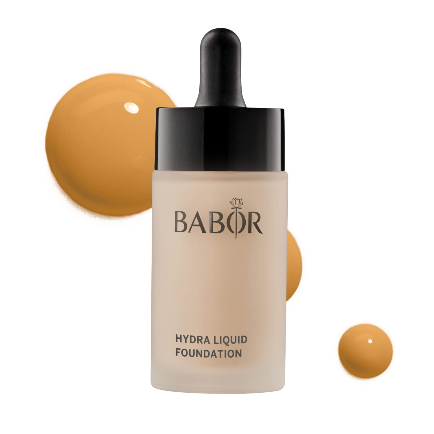 BABOR MAKE UP Hydra Liquid Foundation Base de maquillaje líquida de cobertura media para piel seca, con sérum hidratante, en formato de 30 ml