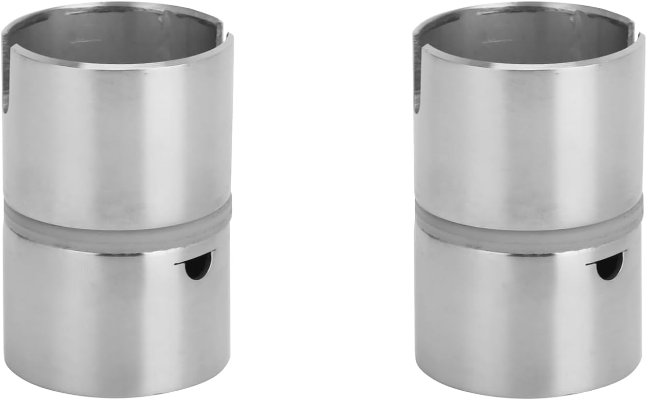 2 Pcs Swivel Fishing Pole Converter, Stainless Steel Drop-in Swivel for 1-9/16" or Smaller Inside Diameter