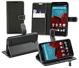 Emartbuy Cubierta De La Caja De La Cartera del Soporte De Escritorio De Cuero De La PU De La Primera Premium para Vodafone Smart Prime 6