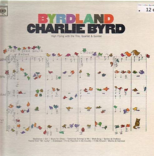 Cl 2592 Hal Posey Trumpetand Flugelhorn Joe Byrd Bass Bill Reichenbach Drums Teo Macero Tenor Sax Charlie Byrd Byrdland 2 Eye Red Label Mono High Flying With The Trio Quartet
