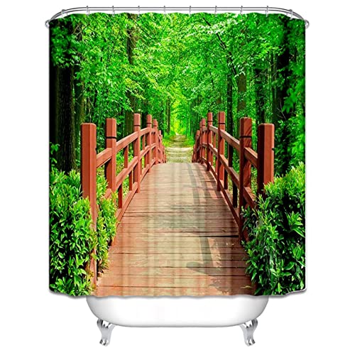 Rideau de douche 180x200cm KnSam en polyester imperméable - 3