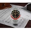 San Martin Vintage Sports Automatic Mechanical Men Watch Bidirectional Sapphire Glass Bezel NH34 GMT Watch