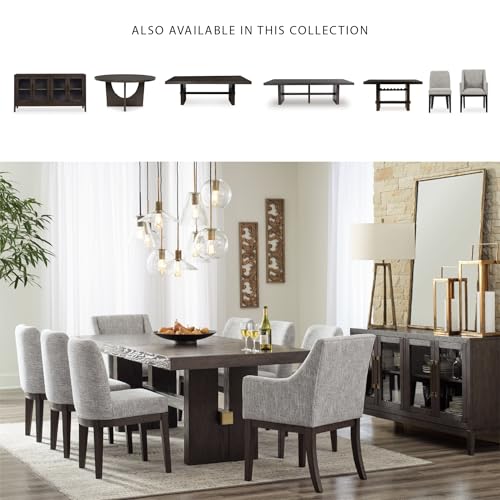 Image of Signature Design by Ashley Burkhaus 1-Piece Buffet Cabinet, Dark Brown